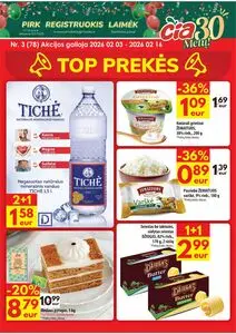 Reklaminis laikraštis Čia, galioja nuo 2026-02-03 iki 2026-02-16.