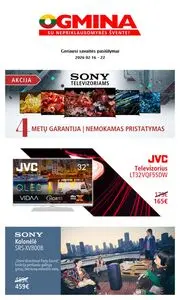 Reklaminis laikraštis Ogmina, galioja nuo 2026-02-16 iki 2026-02-22.
