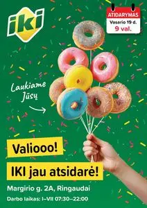 Reklaminis laikraštis Iki, galioja nuo 2026-02-19 iki 2026-02-22.