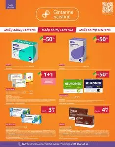 Reklaminis laikraštis Gintarinė vaistinė, galioja nuo 2026-02-01 iki 2026-02-28.