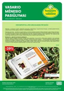 Reklaminis laikraštis Ramunėlės vaistinė, galioja nuo 2026-02-01 iki 2026-02-28.