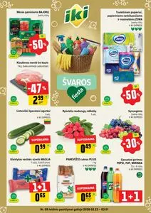 Reklaminis laikraštis Iki, galioja nuo 2026-02-23 iki 2026-03-01.