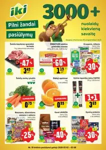 Reklaminis laikraštis Iki, galioja nuo 2026-03-02 iki 2026-03-08.