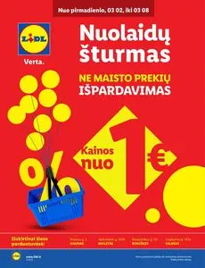Reklaminis laikraštis Lidl, galioja nuo 2026-03-02 iki 2026-03-08.