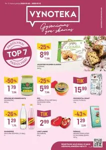 Reklaminis laikraštis Vynoteka, galioja nuo 2026-03-02 iki 2026-03-15.
