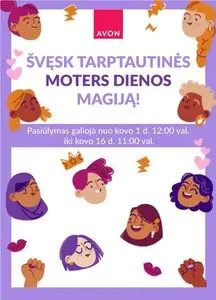 Reklaminis laikraštis Avon, galioja nuo 2026-03-01 iki 2026-03-16.