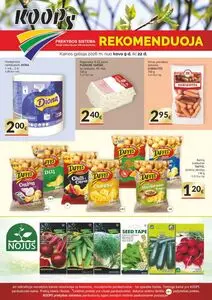 Reklaminis laikraštis KOOPS, galioja nuo 2026-03-09 iki 2026-03-22.