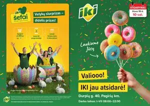 Reklaminis laikraštis Iki, galioja nuo 2026-03-19 iki 2026-03-22.