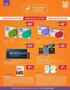 Reklaminis laikraštis Gintarinė vaistinė, galioja nuo 2026-03-01 iki 2026-03-31.