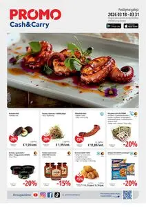 Reklaminis laikraštis Promo Cash and Carry, galioja nuo 2026-03-18 iki 2026-03-31.