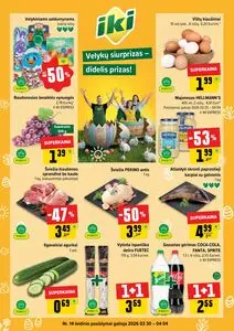 Reklaminis laikraštis Iki, galioja nuo 2026-03-30 iki 2026-04-04.