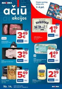 Reklaminis laikraštis Maxima, galioja nuo 2026-03-31 iki 2026-04-06.