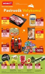 Reklaminis laikraštis Rimi, galioja nuo 2026-03-31 iki 2026-04-06.