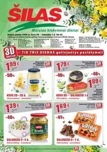 Reklaminis laikraštis Šilas, galioja nuo 2026-03-25 iki 2026-04-07.