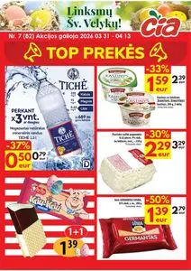 Reklaminis laikraštis Čia, galioja nuo 2026-03-31 iki 2026-04-13.