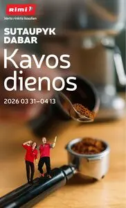 Reklaminis laikraštis Rimi, galioja nuo 2026-03-31 iki 2026-04-13.