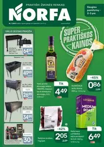 Reklaminis laikraštis Norfa, galioja nuo 2026-04-02 iki 2026-04-15.