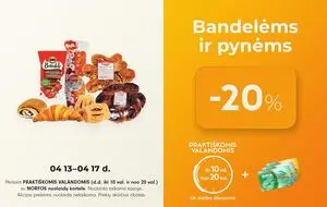 Reklaminis laikraštis Norfa, galioja nuo 2026-04-13 iki 2026-04-17.