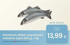 Reklaminis laikraštis Norfa, galioja nuo 2026-04-15 iki 2026-04-19.