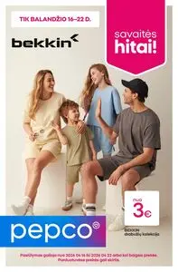 Reklaminis laikraštis PEPCO, galioja nuo 2026-04-16 iki 2026-04-22.