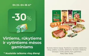 Reklaminis laikraštis Norfa, galioja nuo 2026-04-24 iki 2026-04-26.
