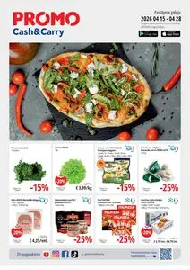 Reklaminis laikraštis Promo Cash and Carry, galioja nuo 2026-04-15 iki 2026-04-28.
