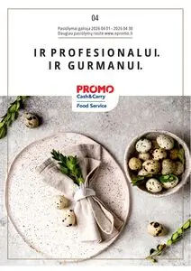 Reklaminis laikraštis Promo Cash and Carry, galioja nuo 2026-04-01 iki 2026-04-30.