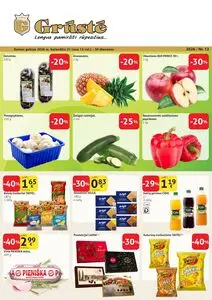 Reklaminis laikraštis Grūstė, galioja nuo 2026-04-21 iki 2026-04-30.