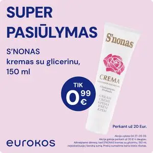 Reklaminis laikraštis Eurokos, galioja nuo 2026-04-27 iki 2026-05-03.