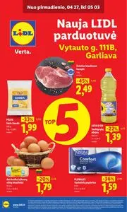 Reklaminis laikraštis Lidl, galioja nuo 2026-04-27 iki 2026-05-03.