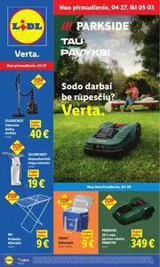 Reklaminis laikraštis Lidl, galioja nuo 2026-04-27 iki 2026-05-03.