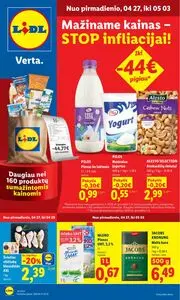 Reklaminis laikraštis Lidl, galioja nuo 2026-04-27 iki 2026-05-03.