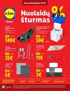 Reklaminis laikraštis Lidl, galioja nuo 2026-04-27 iki 2026-05-03.