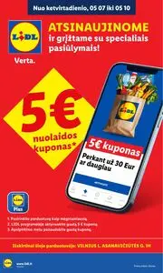 Reklaminis laikraštis Lidl, galioja nuo 2026-05-07 iki 2026-05-10.