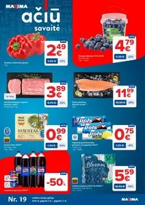 Reklaminis laikraštis Maxima, galioja nuo 2026-05-05 iki 2026-05-11.