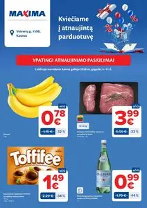 Reklaminis laikraštis Maxima, galioja nuo 2026-05-05 iki 2026-05-11.