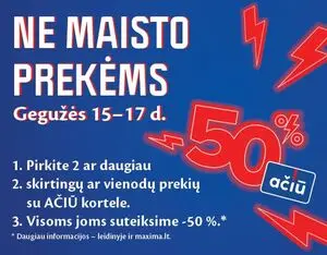 Reklaminis laikraštis Maxima, galioja nuo 2026-05-15 iki 2026-05-17.