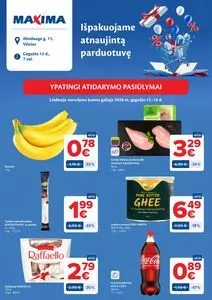 Reklaminis laikraštis Maxima, galioja nuo 2026-05-12 iki 2026-05-18.