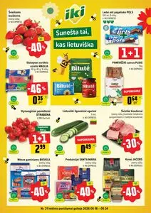 Reklaminis laikraštis Iki, galioja nuo 2026-05-18 iki 2026-05-24.