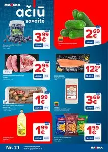 Reklaminis laikraštis Maxima, galioja nuo 2026-05-19 iki 2026-05-25.