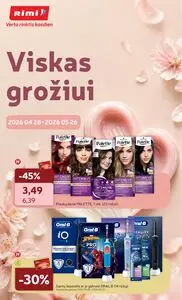 Reklaminis laikraštis Rimi, galioja nuo 2026-04-28 iki 2026-05-26.