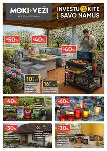 Reklaminis laikraštis Moki-veži, galioja nuo 2026-04-30 iki 2026-05-26.