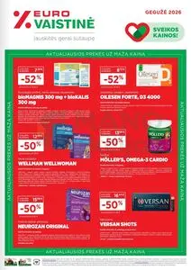 Reklaminis laikraštis Eurovaistinė, galioja nuo 2026-05-01 iki 2026-05-31.