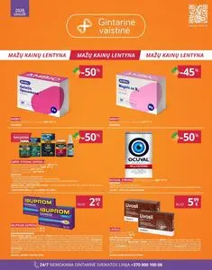 Reklaminis laikraštis Gintarinė vaistinė, galioja nuo 2026-05-01 iki 2026-05-31.