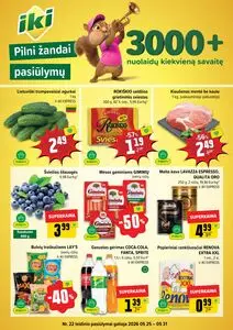 Reklaminis laikraštis Iki, galioja nuo 2026-05-25 iki 2026-05-31.