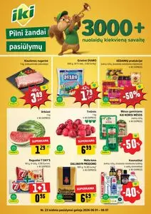 Reklaminis laikraštis Iki, galioja nuo 2026-06-01 iki 2026-06-07.