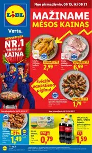 Reklaminis laikraštis Lidl, galioja nuo 2026-06-15 iki 2026-06-21.