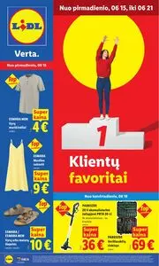 Reklaminis laikraštis Lidl, galioja nuo 2026-06-15 iki 2026-06-21.