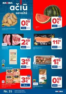 Reklaminis laikraštis Maxima, galioja nuo 2026-06-16 iki 2026-06-22.