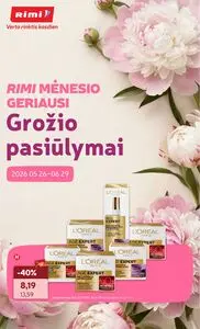 Reklaminis laikraštis Rimi, galioja nuo 2026-05-26 iki 2026-06-29.